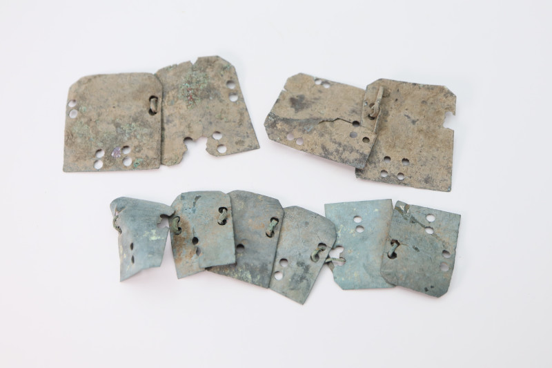 Fragments of Roman Scale Armour 1st-3rd Century AD

Various bronze fragments o...