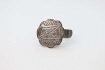 Medieval Silver Crusader Ring 10th-12th Century AD