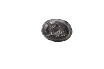 Late Roman  Bronze Ring with Dolphin 4th, 6th Century AD