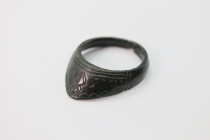 Medieval Bronze Archer-Thimb Ring 8th-10th Century AD