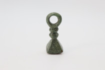 Late Roman Bronze Seal with Eagle 6th- 8th Century AD