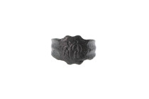 Medieval Bronze Ring 12th-14en Century AD