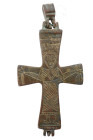 Byzantine Reliquary Cross Pendant 10th -12th Century AD