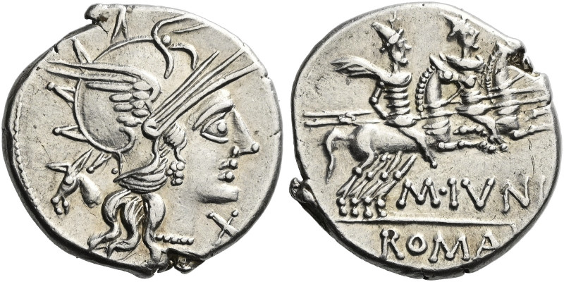 The Dioscuri Collection. The Roman Republic. 

M. Iunius. Denarius 145, AR 18 ...