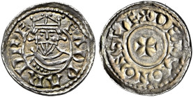 The Geoffrey Cope Collection of British Coins. Edward the Confessor. 1042-1066. 

AR Penny (16mm, 1.06 g, 6h). Facing Bust/Small Cross type. Steynin...