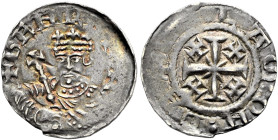The Geoffrey Cope Collection of British Coins. Henry II. 1154-1189. 

AR Penny (20mm, 1.46 g, 9h). Cross-and-crosslets (‘Tealby’) coinage; class C1....
