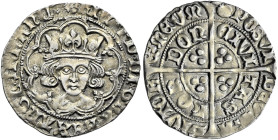 The Geoffrey Cope Collection of British Coins. Richard III. 1483-1485. 

AR Groat (26mm, 3.18 g, 10h). Type 3. London mint; im: sun and rose 2. Stru...