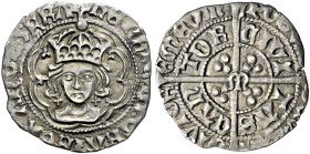The Geoffrey Cope Collection of British Coins. Henry VII. 1485-1509. 

AR Halfgroat (18mm, 1.59 g, 9h). Facing bust issue, class IIa. Canterbury min...