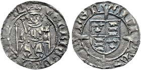 The Geoffrey Cope Collection of British Coins. Henry VII. 1485-1509. 

AR Penny (16mm, 0.62 g, 8h). Sovereign type, IIIb. London mint; im: –. Henry ...