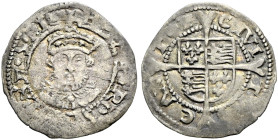 The Geoffrey Cope Collection of British Coins. Henry VIII, Posthumous coinage. 1547-1553. 

AR Penny (15.5mm, 0.47 g, 12h). Canterbury mint; im: –. ...
