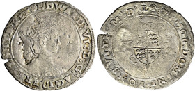 The Geoffrey Cope Collection of British Coins. Elizabeth I. 1558-1603. 

AR Twopence-farthing (31.5mm, 4.41 g, 6h). Countermark applied 1560. Greyho...