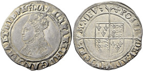 The Geoffrey Cope Collection of British Coins. Elizabeth I. 1558-1603. 

AR Shilling (33mm, 5.98 g, 2h). Second issue. Tower mint; im: cross-crossle...