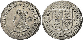 The Geoffrey Cope Collection of British Coins. Elizabeth I. 1558-1603. 

AR Sixpence (25mm, 2.92 g, 6h). Milled issue. London mint; im: lis. Dated 1...