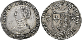 The Geoffrey Cope Collection of British Coins. Scotland, Mary Stuart. 1542-1567. 

AR Testoon (30mm, 6.19 g, 10h). Third period, first widowhood. Ed...