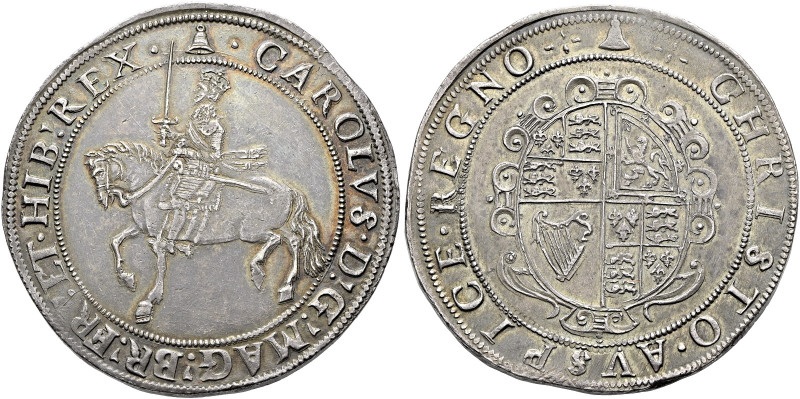 The Geoffrey Cope Collection of British Coins. Charles I. 1625-1649. 

AR Crow...