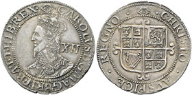 The Geoffrey Cope Collection of British Coins. Charles I.

Prooflike AR Shilling (32.5mm, 6.26 g, 6h). Group F, type 4.4. London mint; im: eye. Stru...
