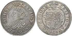 The Geoffrey Cope Collection of British Coins. Charles I.

Pattern AR Sixpence (28mm, 2.80 g, 4h). London mint; im: plume. Struck 1630-1631. Crowned...