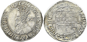 The Geoffrey Cope Collection of British Coins. Charles I.

AR Shilling (33mm, 5.63 g, 1h). Worcester or Salopia mint, im: -/helmet & lion. Struck 16...