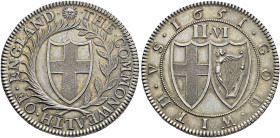 The Geoffrey Cope Collection of British Coins. The Commonwealth, 1649-1660. 

Pattern AR Halfcrown (34mm, 15.22 g, 6h). Blondeau’s mint, Drury House...