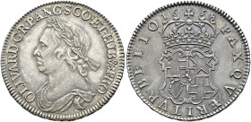 The Geoffrey Cope Collection of British Coins. Oliver Cromwell, Lord Protector. 1653-1658. 

AR Halfcrown. Blondeau’s mint, Drury House, London. Die...