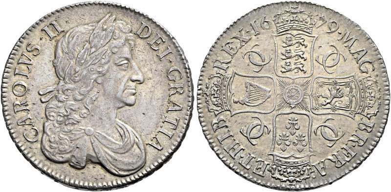 The Geoffrey Cope Collection of British Coins. Charles II. 1660-1685.

AR Crow...