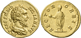 Didius Julianus, 28th March – 1st June 193. 

Aureus 193, AV 19 mm, 6.66 g. IMP CAES M DID – IVLIAN AVG Laureate and draped bust r. Rev. RECTOR – OR...