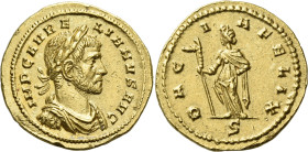 Aurelian, 270 – 275. 

Aureus, Mediolanum end 270, AV 21 mm, 4.98 g. IMP C AVRE – LIANVS AVG Laureate, draped and cuirassed bust r. Rev. DAC – I – A...