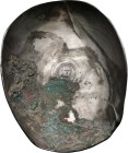 Licinius I augustus, 308 – 324.

Medallic silver bowl of one Roman pound, Ephesus 1 March 322, AR 200 mm, 330 g. Silver bowl with simple curved prof...