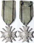 Bulgaria, Ferdinand I (1887-1918), Medal Royal Order Bra, Very Soldier's Cross 1879-1915. IV Class. Total sizes: 38x34 mm ca. White metal. UNC