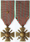 France, Third Republic (1870-1940), 1914-18, France Military Medal War Cross. 1 Bronze star for those who were mentioned at the regiment, battalion or...