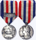 France, Third Republic (1870-1940), 1929, Railwaymen's Medal. Ministry of Transports. Ø 33 mm ca. XF