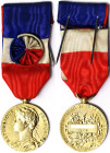 France, Fourth Republic (1946-1958), 1959, Work award medal. Ministry of Labour and Social Security. Ø 27 mm ca. A.UNC