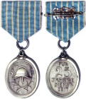 Germany, WEIMAR REPUBLIC (1919-1933), Medal Fire Brigade Germany Bavaria 25th year of Service. Total sizes: 41x30 mm ca. A.UNC