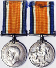 Great Britain, Kingdom, George VI (1936-1952), n.d., British War Medal. With Nominative on the rim. Ø 36 mm ca. Ag. XF