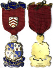 Great Britain - Masonic medals, Kingdom, George V (1910-1936), Medal, 1918, Royal Masonic Benevolent Institution. Steward. Total sizes: 42x28 mm ca. S...