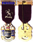 Great Britain - Masonic medals, Kingdom, George VI (1936-1952), Medal, 1950, Royal Masonic Benevolent Institution Steward's 108th Festival. Total size...