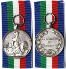 Italy, Kingdom of Italy, Vittorio Emanuele III (1900-1946), Medal, 1907, Merit for service in the city guards corps and custodial officers corps. Opus...