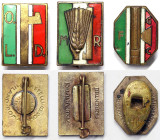 Italy, Kingdom of Italy, Vittorio Emanuele III (1900-1946), Lot 3 pcs. Badges: Organisation of Homeworkers (O.L.D.). Rural Farm-Women (MR). Fasci giov...