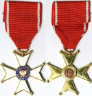 Poland German Occupation (1939-1944), 1944, Order of Polonia Restituta. Knight's Cross. Total sizes: 46x45 mm ca. Ae. A.UNC