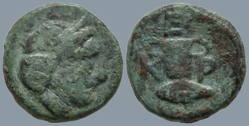 KINGS OF THRACE (Odrysian). Kersebleptes (Circa 359-342/1 BC). Kypsela.
AE Bron...