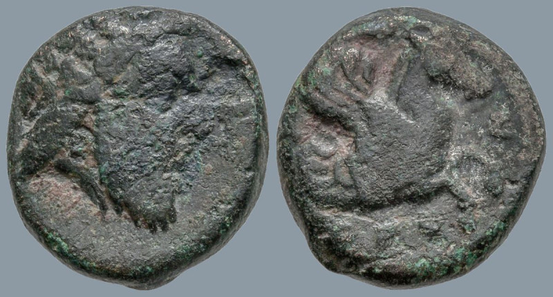 MYSIA. Adramytion. Orontes, Satrap of Mysia (circa 357-352 BC).
AE Bronze (12mm...