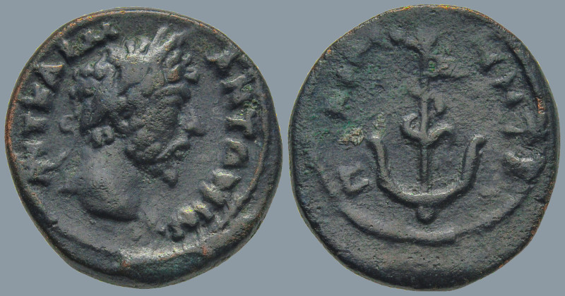 GALATIA. Ancyra. Marcus Aurelius (161-180 AD)
AE Bronze (17.3mm 3.72g)
Obv: ΑΥ...