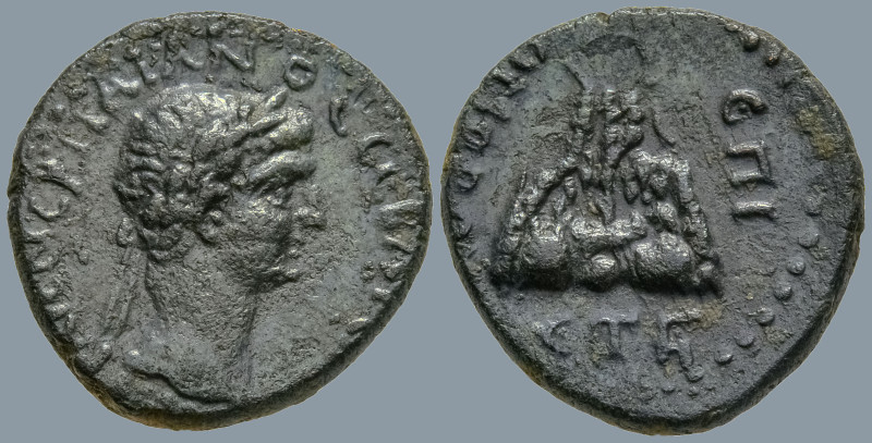 CAPPADOCIA. Caesarea. Trajan (98-117 AD)
AE Bronze(17.5mm 3.33g)
Obv: ΑΥ ΚΑΙ Ν...
