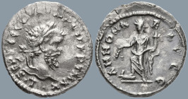 Septimius Severus (193-211 AD). Laodicea ad Mare
AR Denarius (19.5mm 2.73g)
Obv: L SEPT SEV AVG IMP XI PART MAX. Laureate head of Septimius Severus ...