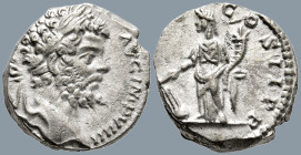 Septimius Severus (193-211 AD). Laodicea
AR Denarius (16.5mm 4.09g)
Obv: [...?] AVG IMP VIIII. Head of Septimius Severus, laureate, right.
Rev: [.....