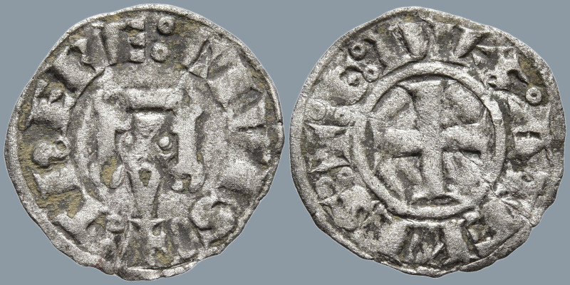 CRUSADERS. Duchy of Athens. Gui II de La Roche. (1287-1308 AD). Thebes mint
BI ...