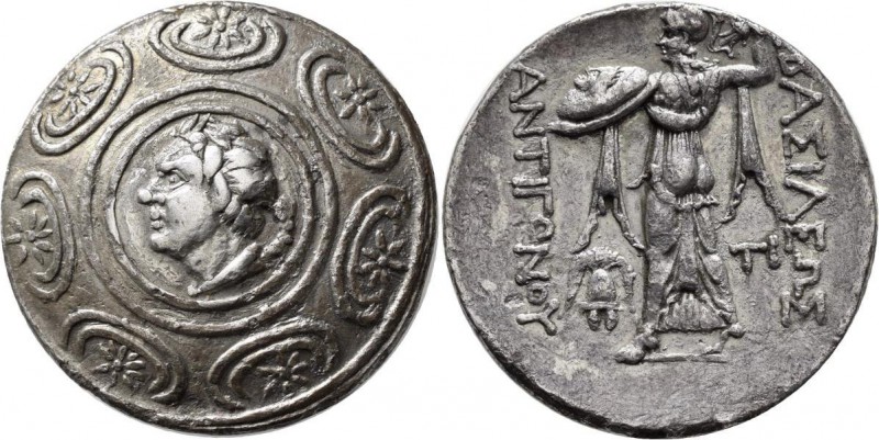 Makedonien - Könige: Antigonos II. Gonatas 277-277 v.Chr.: Tetradrachme Mzst. Am...