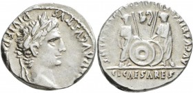 Augustus (27 v.Chr. - 14 n.Chr.): Augustus 27 v.Chr.-14 n.Chr.: AR Denar, 3,74 g, sehr schön.
 [taxed under margin system]