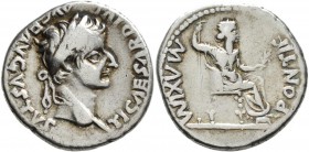 Tiberius (14 - 37): Tiberius 14-37: AR Denar, 3,58 g, sehr schön.
 [taxed under margin system]