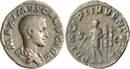 Maximus (235 - 238): Maximus 235/6-238: Sesterz, Rom, 19,69 g, RIC RIC 13, sehr schön+.
 [taxed under margin system]